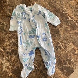 Adidas footed pajamas (3months)